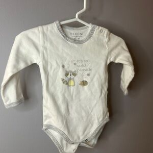 European boutique long sleeve onesie. Size 3 month.